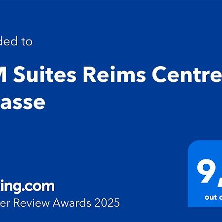 Mm Suites Reims Centre Terasse Exterior photo